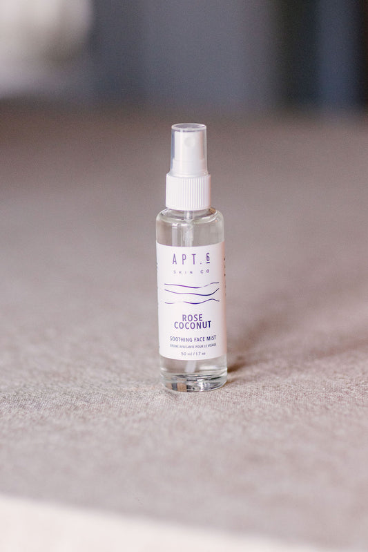 Rose & Coconut Soothing Face Mist - Re-usable Glass Bottle