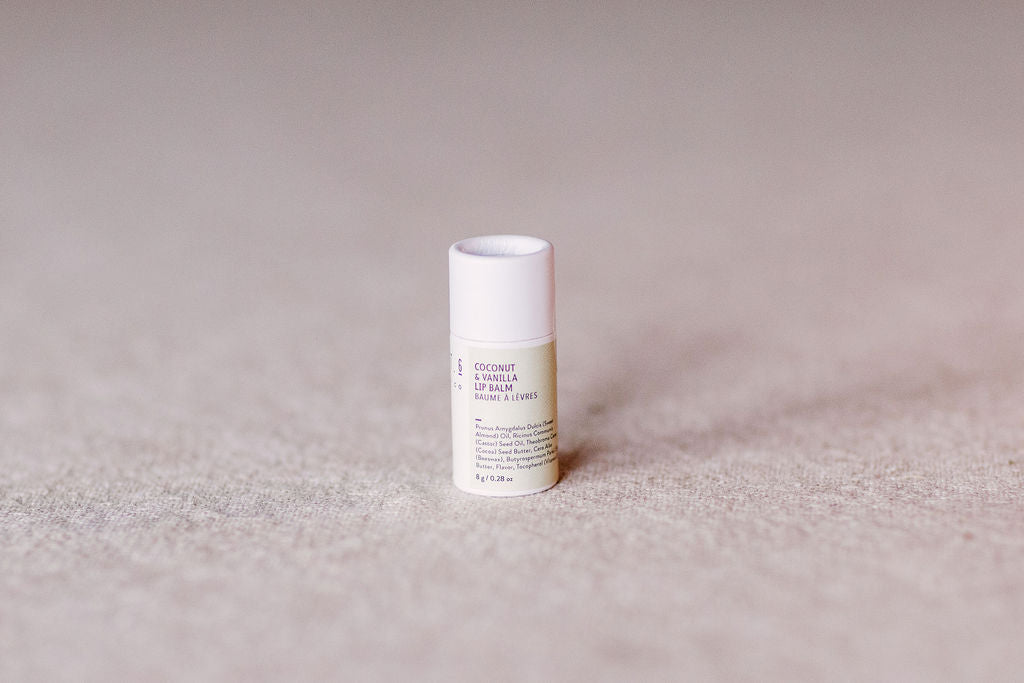 Coconut & Vanilla Lip Balm - Biodegradable Packaging